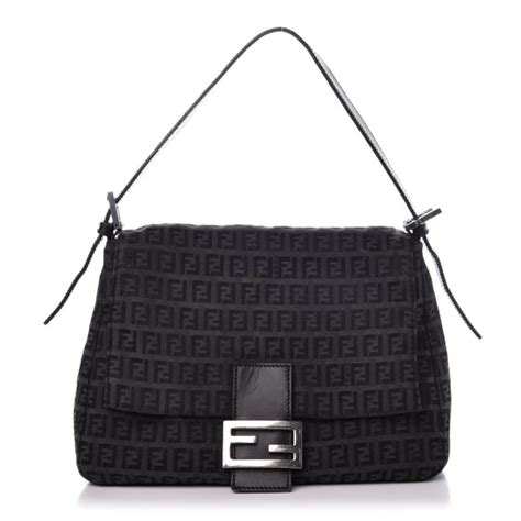 fendi mamma baguette black|fendi mama baguette vintage.